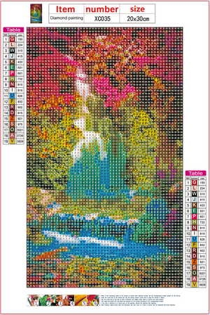 Full Diamond Painting kit - Beautiful waterfall view