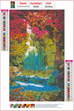Full Diamond Painting kit - Beautiful waterfall view
