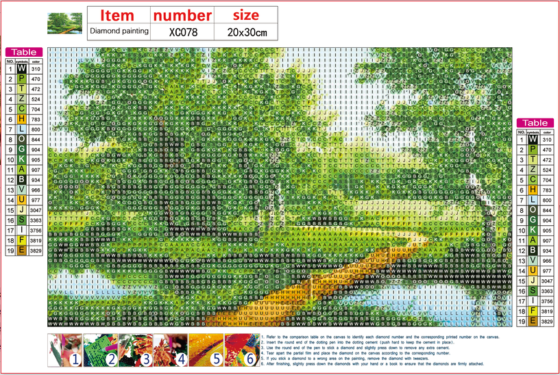 Full Diamond Painting kit - Beautiful scenery