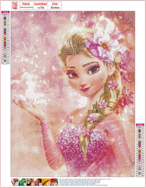Full Diamond Painting kit - Elsa