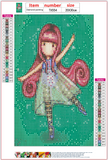 Full Diamond Painting kit - Gorjuss girl - Little Dancer