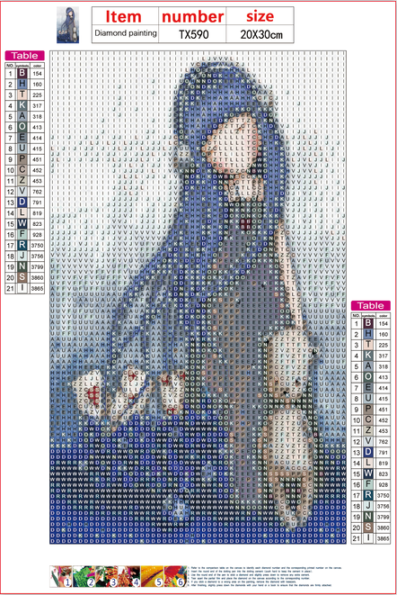 Full Diamond Painting kit - Gorjuss girl - Dear Alice