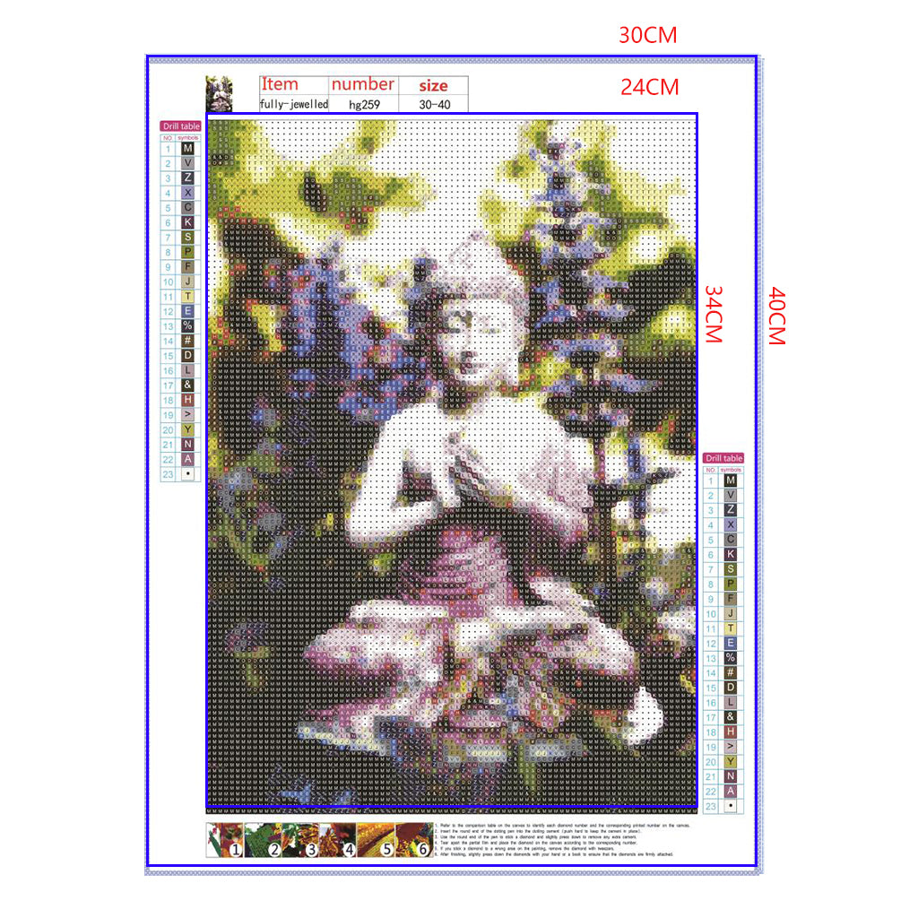 Full Diamond Painting kit - Buddha