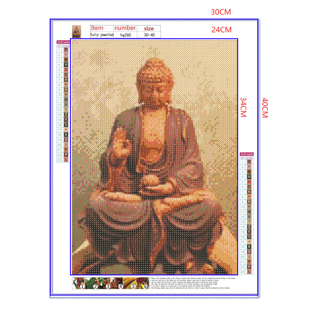 Full Diamond Painting kit - Buddha