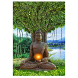 Full Diamond Painting kit - Buddha under the big tree