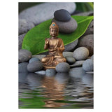 Full Diamond Painting kit - Buddha on the Rocks
