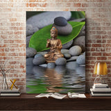 Full Diamond Painting kit - Buddha on the Rocks