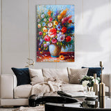 Full Diamond Painting kit - Flowers on vase