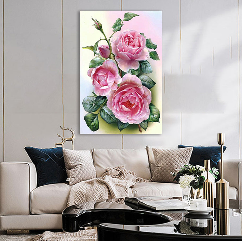 Full Diamond Painting kit - Peony flower