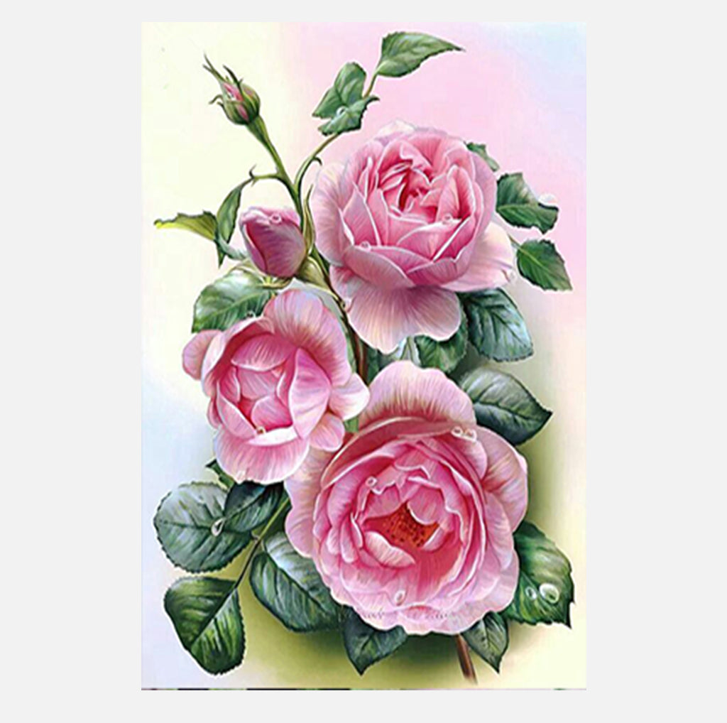 Full Diamond Painting kit - Peony flower
