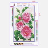 Full Diamond Painting kit - Peony flower
