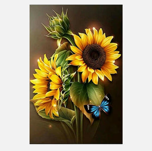 Full Diamond Painting kit - Sunflower flower