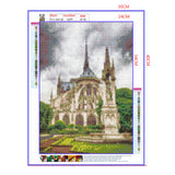 Full Diamond Painting kit - Scenery of Cath¨¦drale Notre Dame de Paris