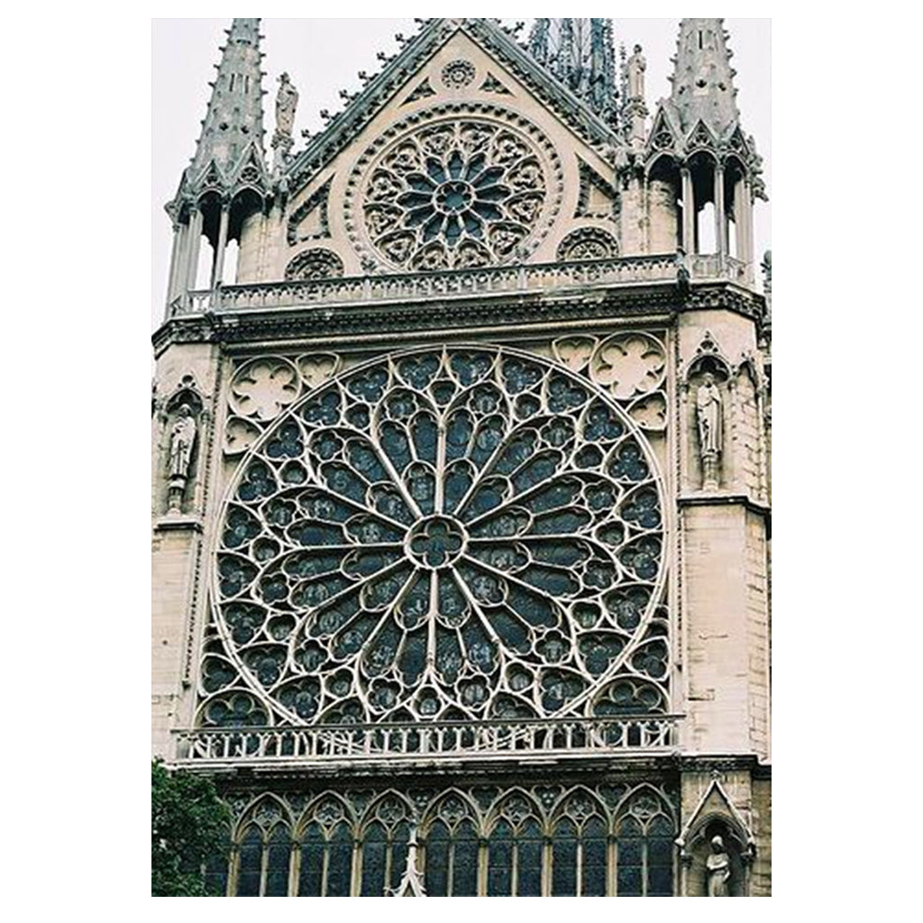 Full Diamond Painting kit - Carved architecture of Notre Dame de Paris
