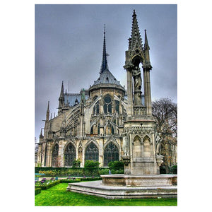 Full Diamond Painting kit - Beautiful scenery of Cath¨¦drale Notre Dame de Paris