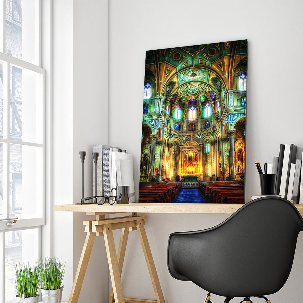 Full Diamond Painting kit - Interior view of Cath¨¦drale Notre Dame de Paris