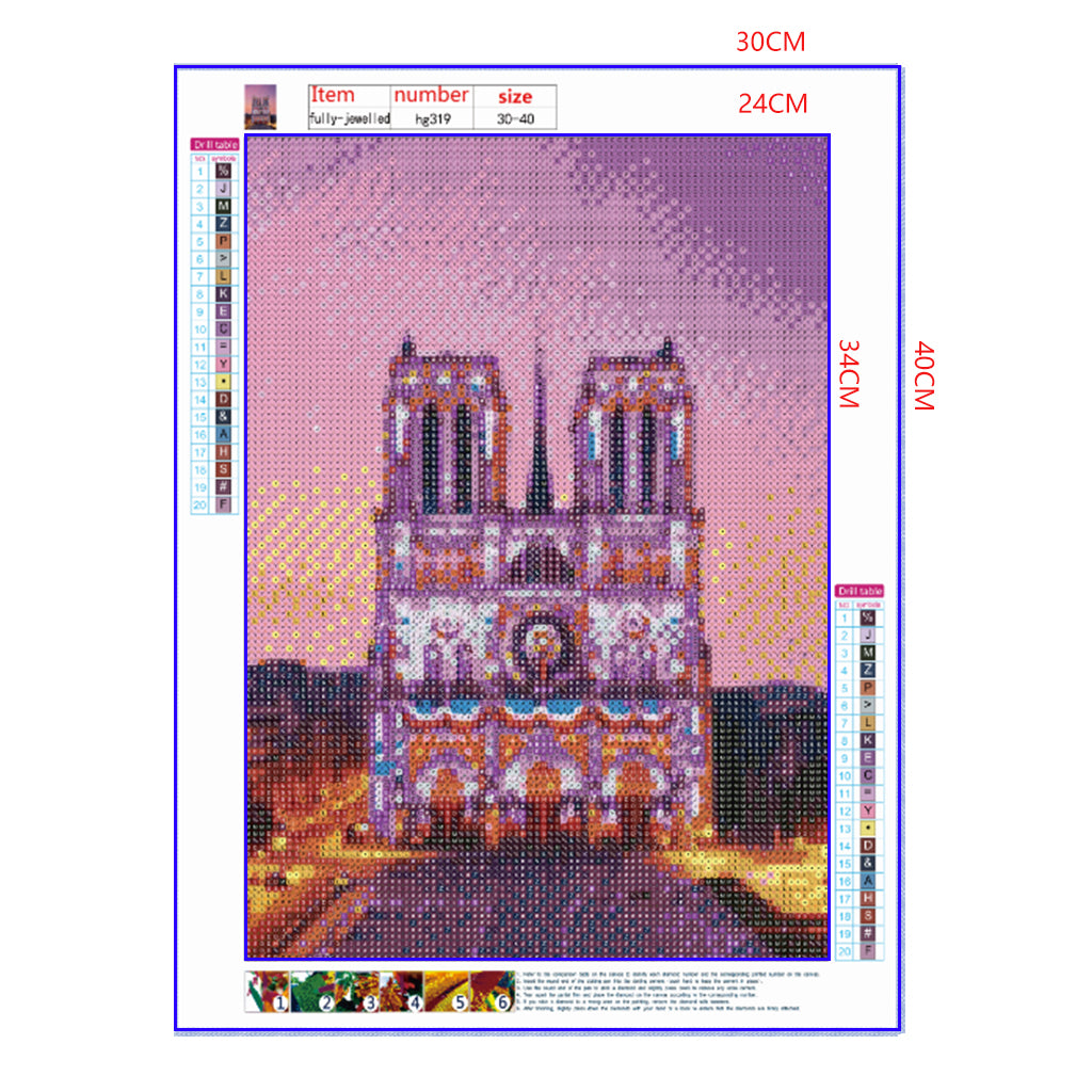 Full Diamond Painting kit - Cath¨¦drale Notre Dame de Paris