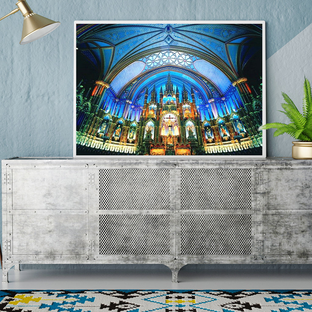 Full Diamond Painting kit - Notre Dame Cathedral of Montreal