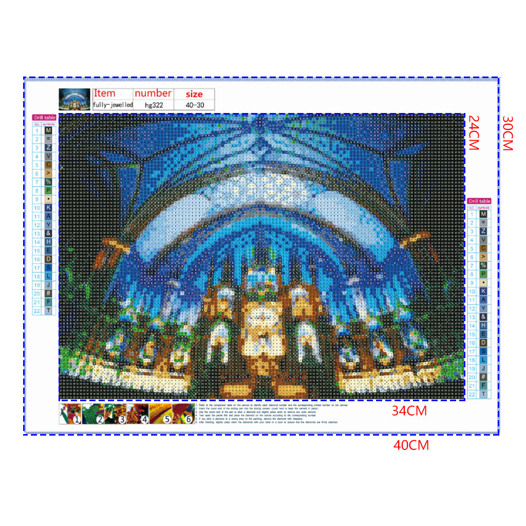 Full Diamond Painting kit - Notre Dame Cathedral of Montreal