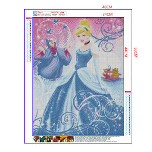 Full Diamond Painting kit - Cinderella (16x20inch)