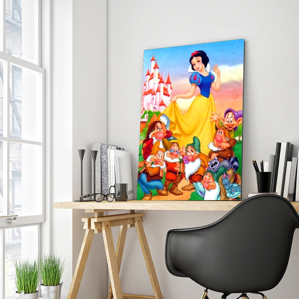 Full Diamond Painting kit - Snow White and the 7 Dwarfs (16x20inch)