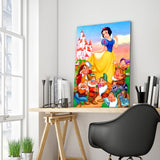 Full Diamond Painting kit - Snow White and the 7 Dwarfs (16x20inch)