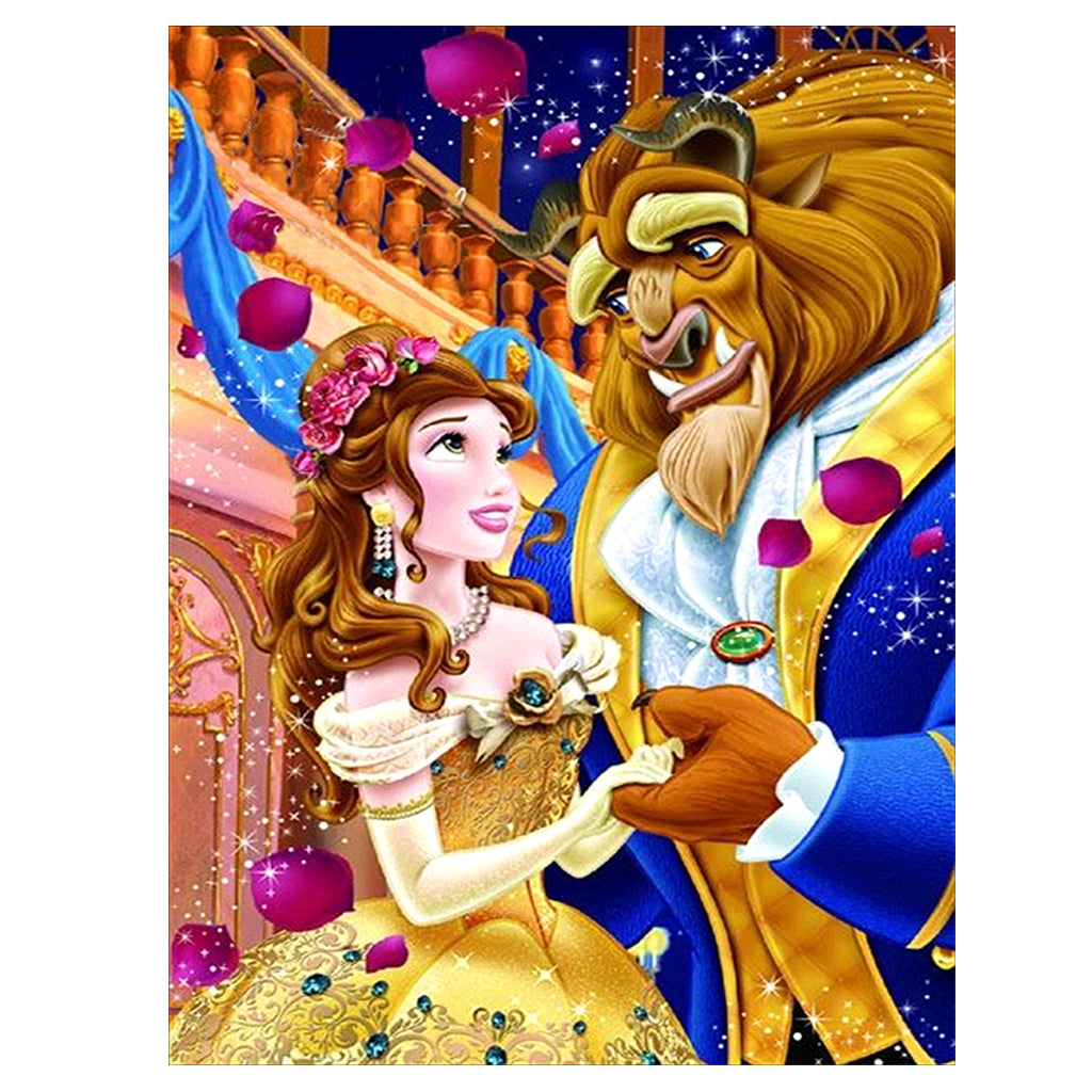 Full Diamond Painting kit - Beauty and the Beast (16x20inch)