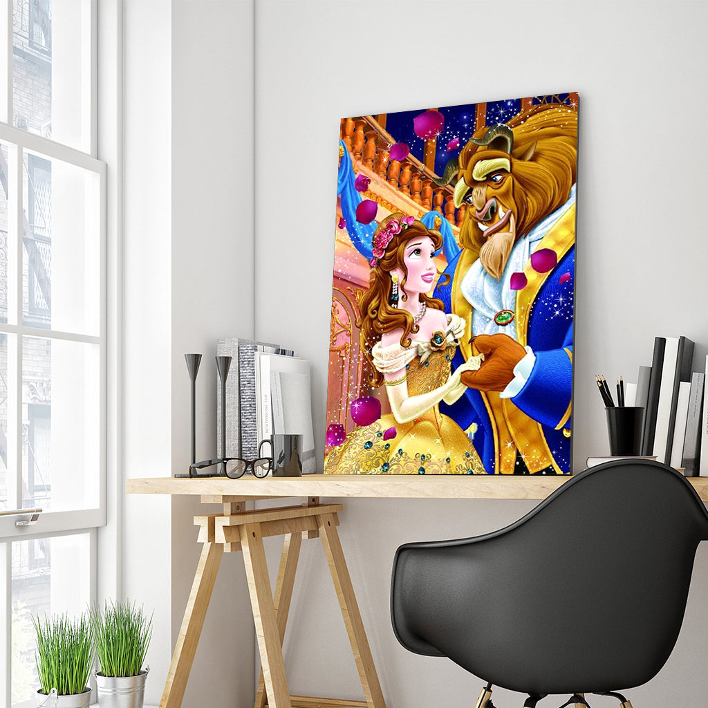 Full Diamond Painting kit - Beauty and the Beast (16x20inch)