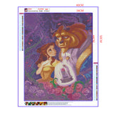 Full Diamond Painting kit - Beauty and the Beast (16x20inch)