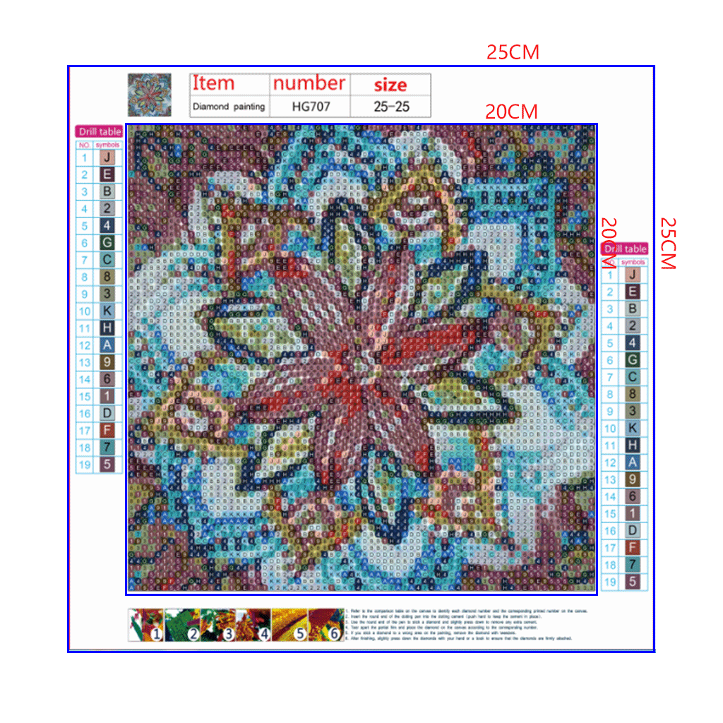 Full Diamond Painting kit - Mandala