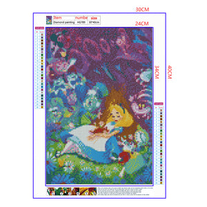 Full Diamond Painting kit - Alice in Wonderland