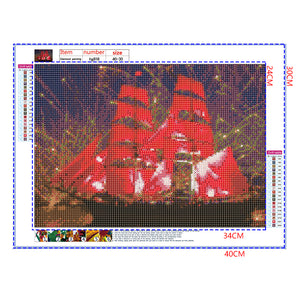 Full Diamond Painting kit - Celebrate on a sailing boat