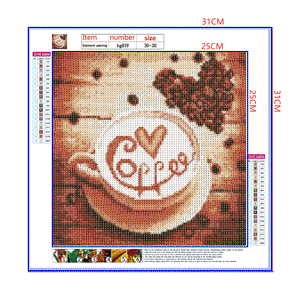 Full Diamond Painting kit - Coffee time