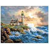 Full Diamond Painting kit - Lighthouse by the sea