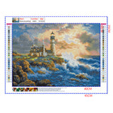 Full Diamond Painting kit - Lighthouse by the sea