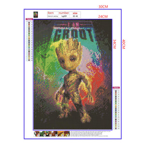 Full Diamond Painting kit - Groot