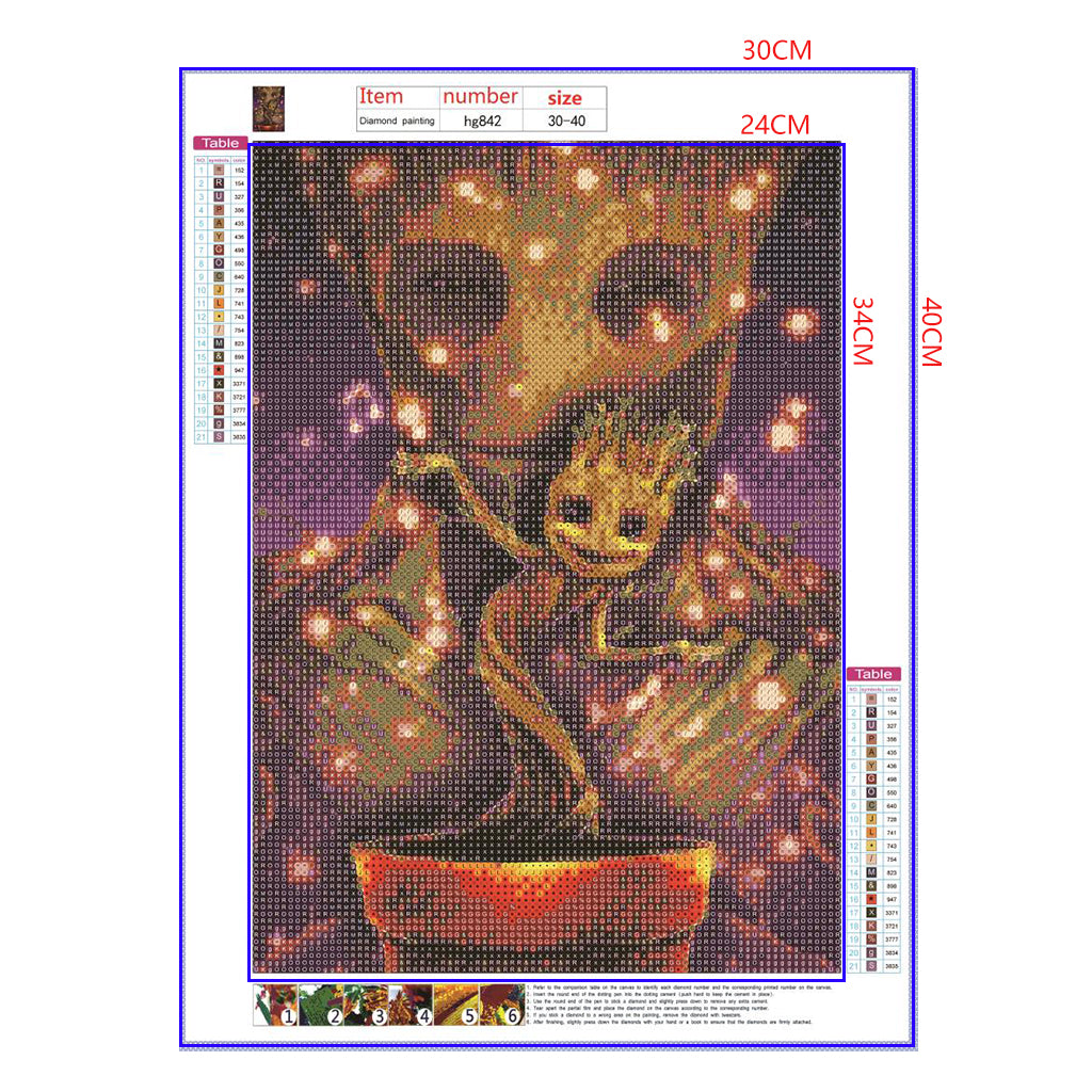 Full Diamond Painting kit - Groot