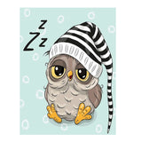 Full Diamond Painting kit - Cute owl