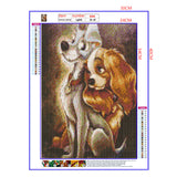 Full Diamond Painting kit - Lady and the Tramp