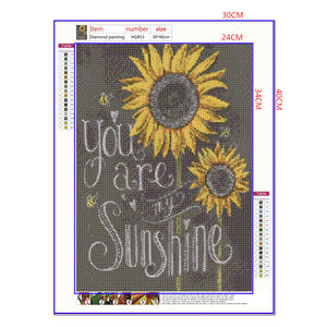 Full Diamond Painting kit - Sunflower