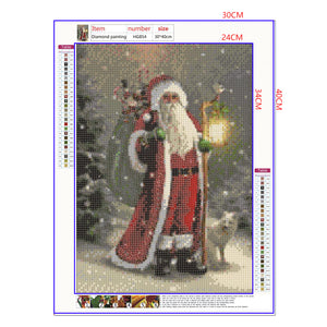 Full Diamond Painting kit - Santa Claus giving gifts