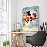 Full Diamond Painting kit - Christmas snowman