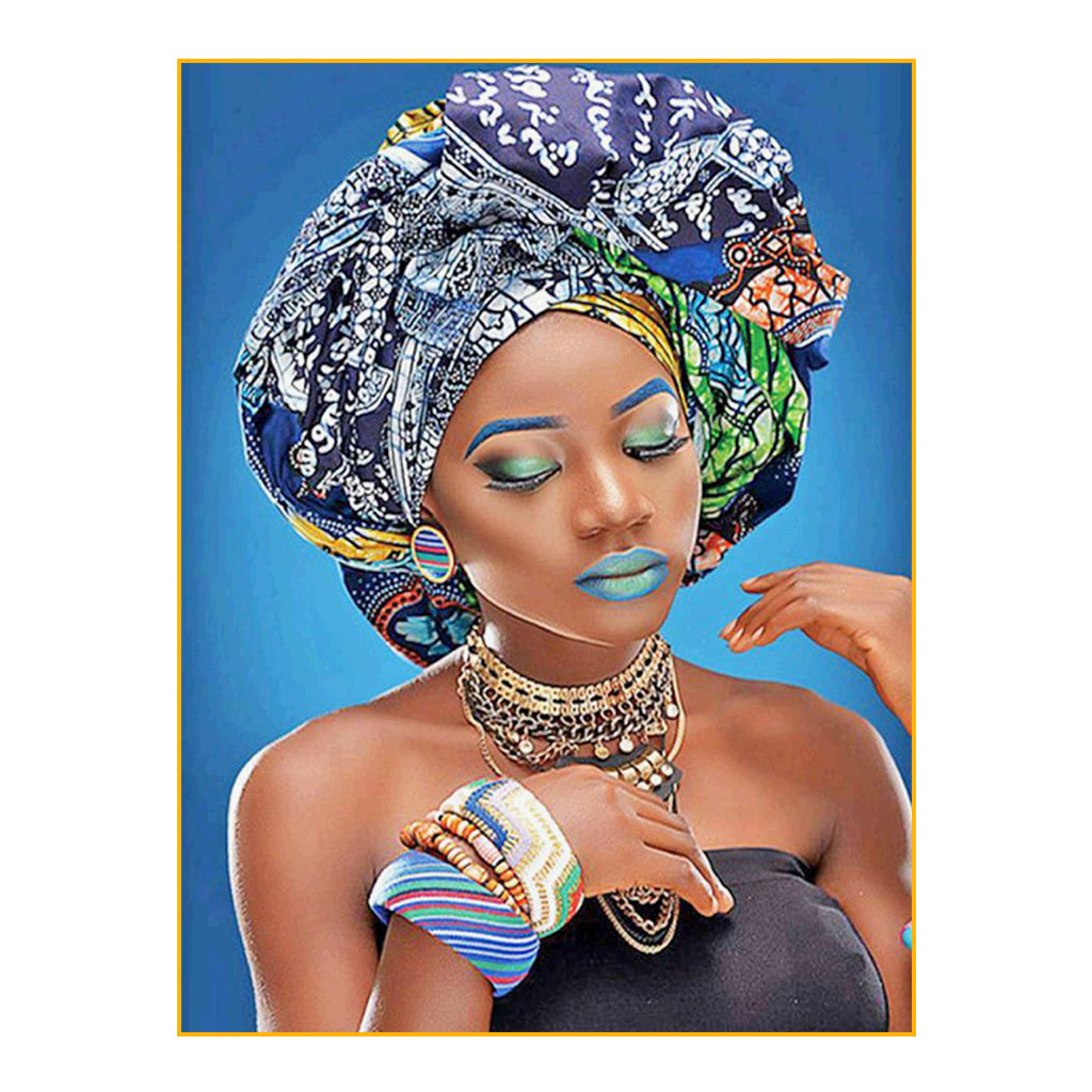Full Diamond Painting kit - African woman