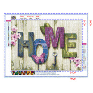 Full Diamond Painting kit - HOME