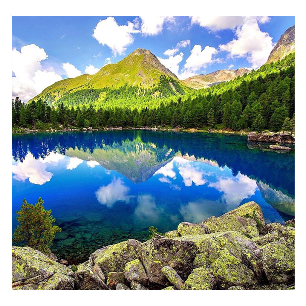 Full Diamond Painting kit - Mountains and lakes