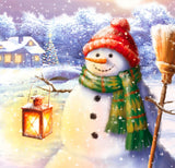 Full Diamond Painting kit - Christmas snowman