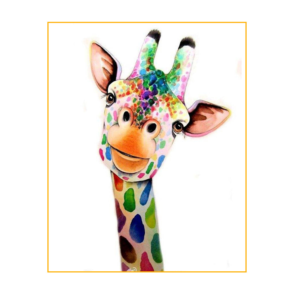 Full Diamond Painting kit - Cute giraffe