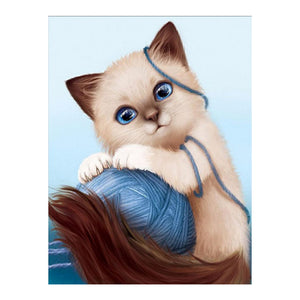 Full Diamond Painting kit - Cute cat