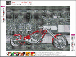 Full Diamond Painting kit - Cool motorcycle