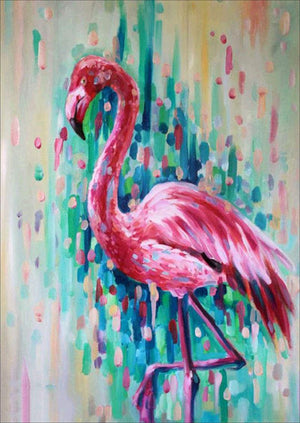Full Diamond Painting kit - Flamingo